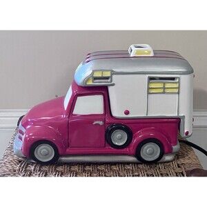 Scentsy Special Delivery Red Retro Truck, Wunderlust & Christmas Tree Lids Set